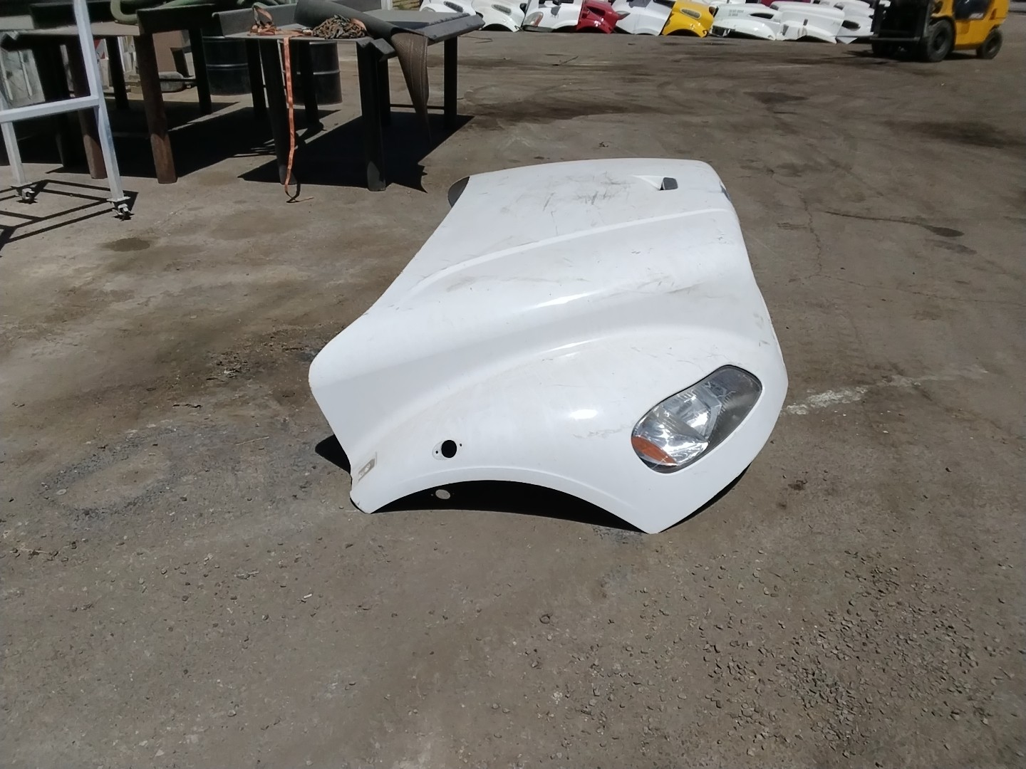 Freightliner M2 hood side view stock CTP-001054